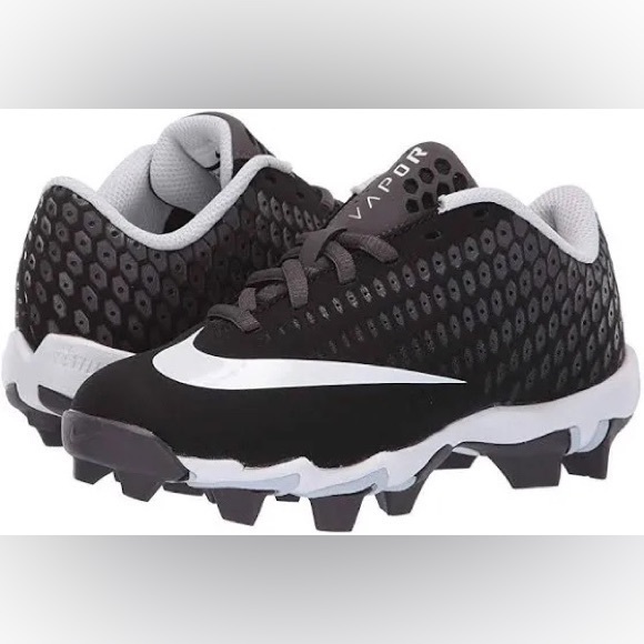 Nike Vapor Ultrafly 2 Keystone BG AQ8151 010 Black/white Baseball Cleats Sz 13C - Picture 1 of 5